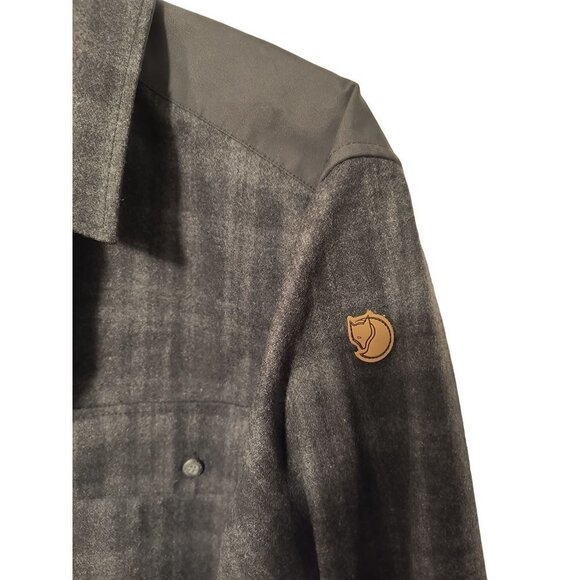 Fjällräven Övik Re-Wool Long-Sleeve Shirt Men's size XL Rare Sold Out Design - Picture 3 of 14